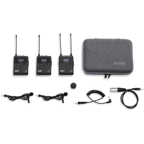 Godox WMicS1 Kit 2 Wireless Omni Lavalier Microphone System - 2
